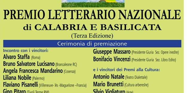 Premio Letterario Nazionale di Calabria e Basilicata // cerimonia di premiazione